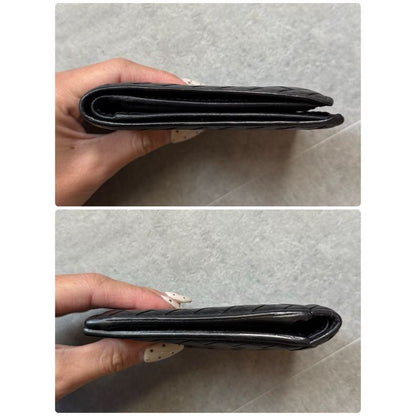 Bottega Veneta Intrecciato Bifold Wallet Black Calf Leather — view 7
