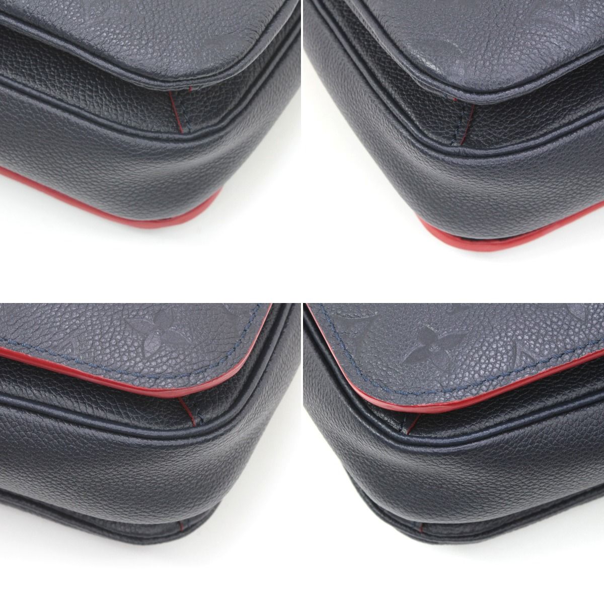 Louis Vuitton Monogram Plant Pochette Metis MM 2way Shoulder Bag M44071 Navy