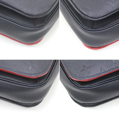 Louis Vuitton Monogram Plant Pochette Metis MM 2way Shoulder Bag M44071 Navy