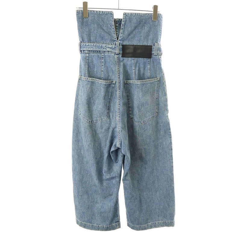 Loewe High Waisted Belted Denim Pants S2292010ib Indigo 36