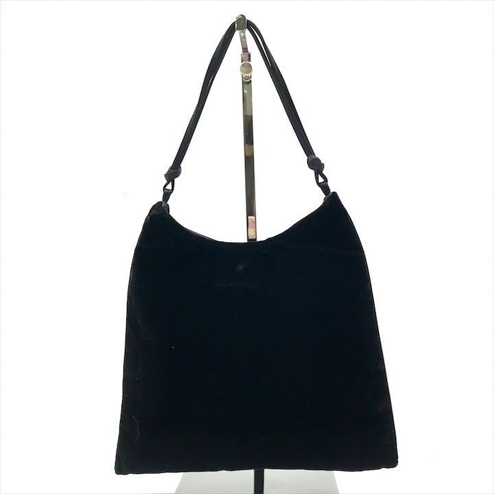 Prada Velour Hand Black Mini Bag Purse