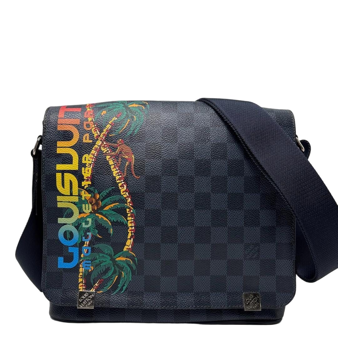 Louis Vuitton District PM Damier Cobalt Shoulder Bag
