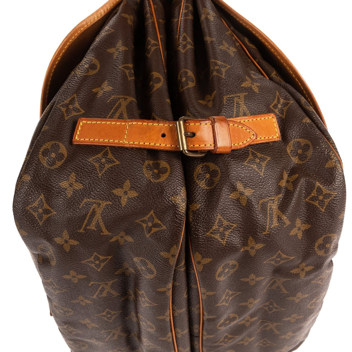 Louis Vuitton Saumur Brown Monogram Canvas Shoulder Bag — view 8