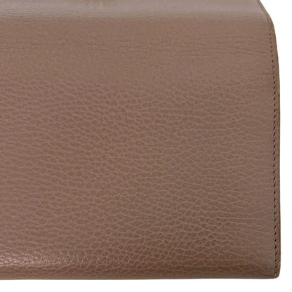 Gucci Bifold Long Wallet Pink Beige Marmont 456116 Wallet