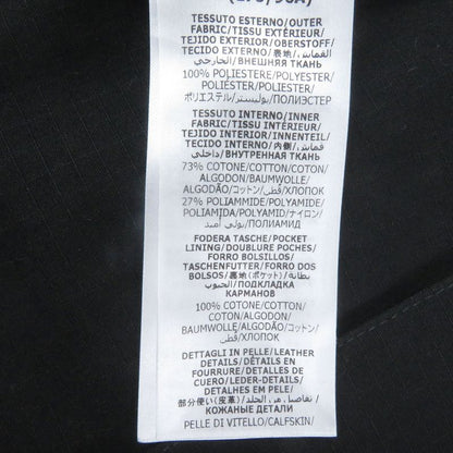 Gucci 770276 GG Ripstop Nylon Reversible Blouson Jacket Black 50 Made In Italy