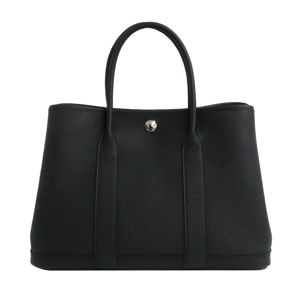 Hermes Garden Party 30 Negonda Manufactured Black Tote Handbag Female