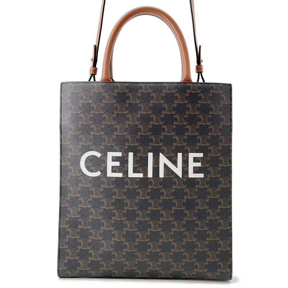 Celine Tote Small Vertical Cover Triomphe 2-Way