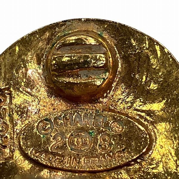 Chanel Coco Mark 28 Gold Branded Accessories Earrings Ladies