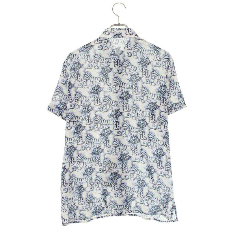 Dior 193 C545 B5252 Kenny Scharf All Over Logo Embroidered Short Sleeve Shirt — view 2