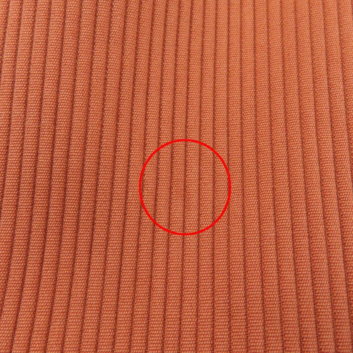 Hermes Cotton Leather Sleeveless Dress Orange 36 — view 13