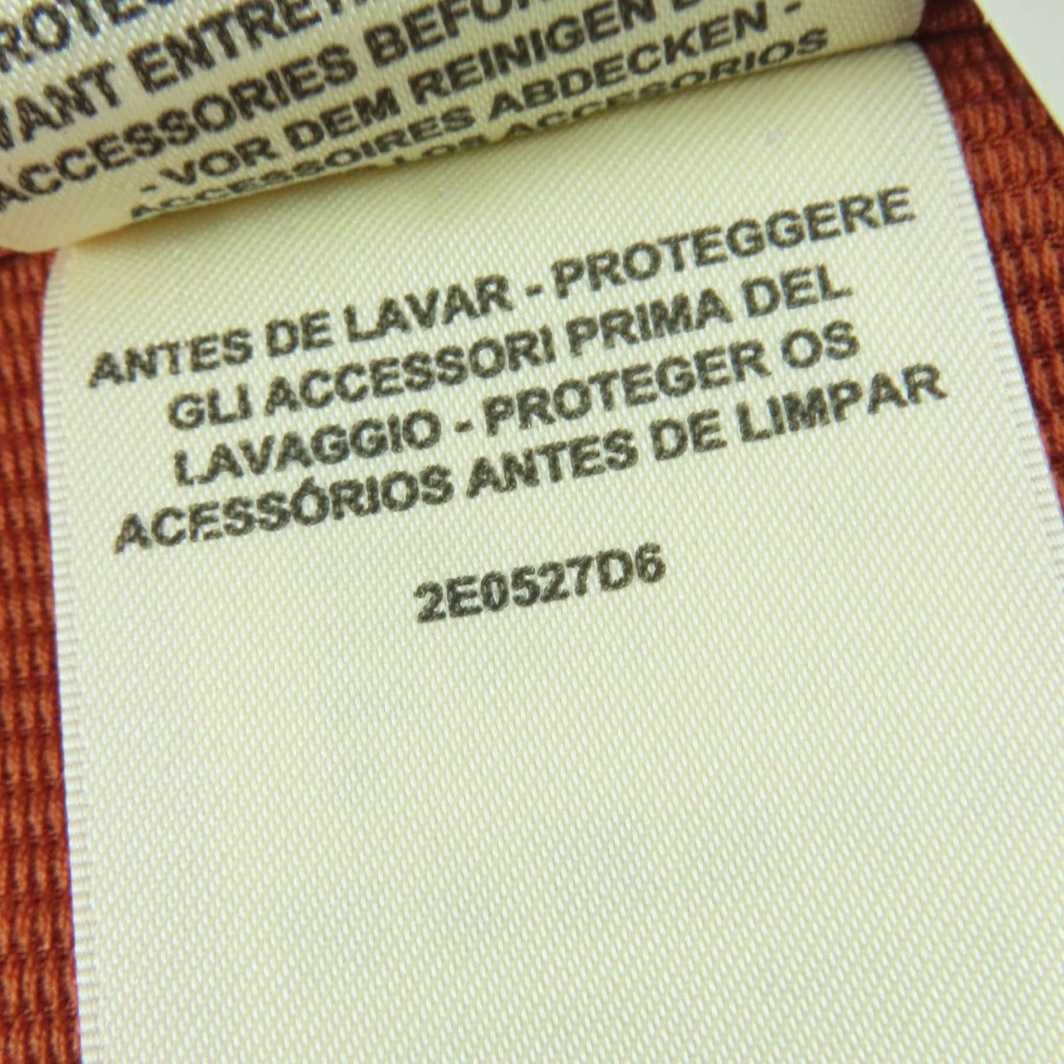 Hermes Cotton Leather Sleeveless Dress Orange 36 — view 9