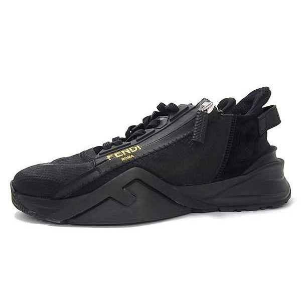 Fendi Flow Sneakers Shoes 6 Black — view 3