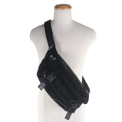 Saint Laurent Paris Nylon Embroidery Belt Bag Black — view 3