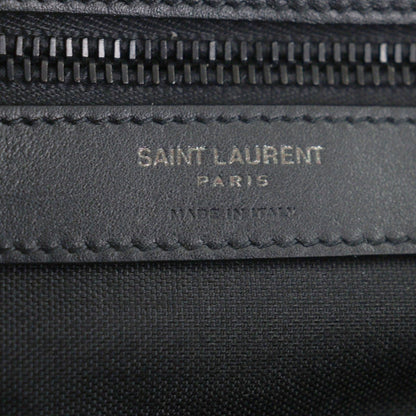Saint Laurent Paris Nylon Embroidery Belt Bag Black — view 10