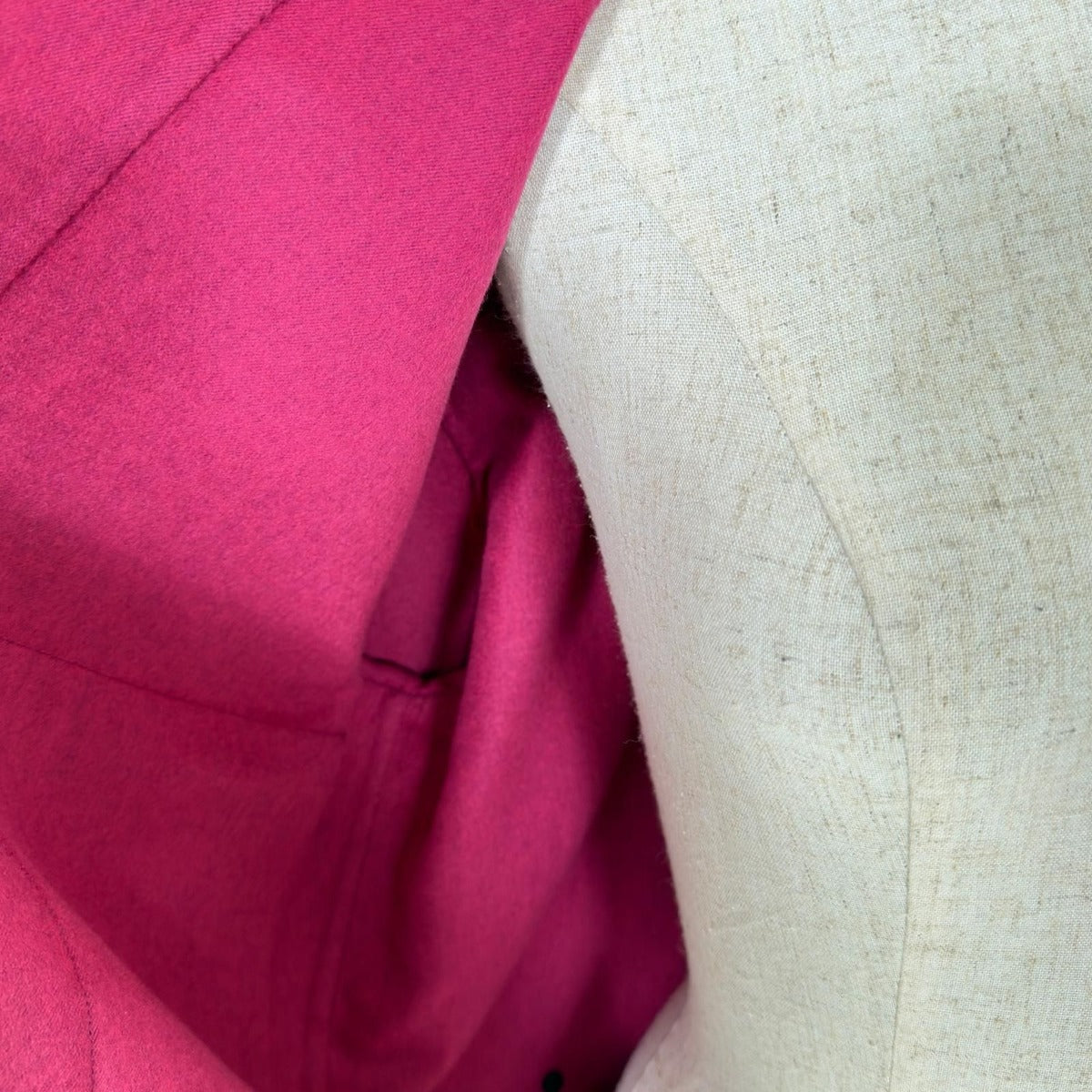 Hermes Cashmere Silk Blend Button Jacket Purple Pink 34 — view 5