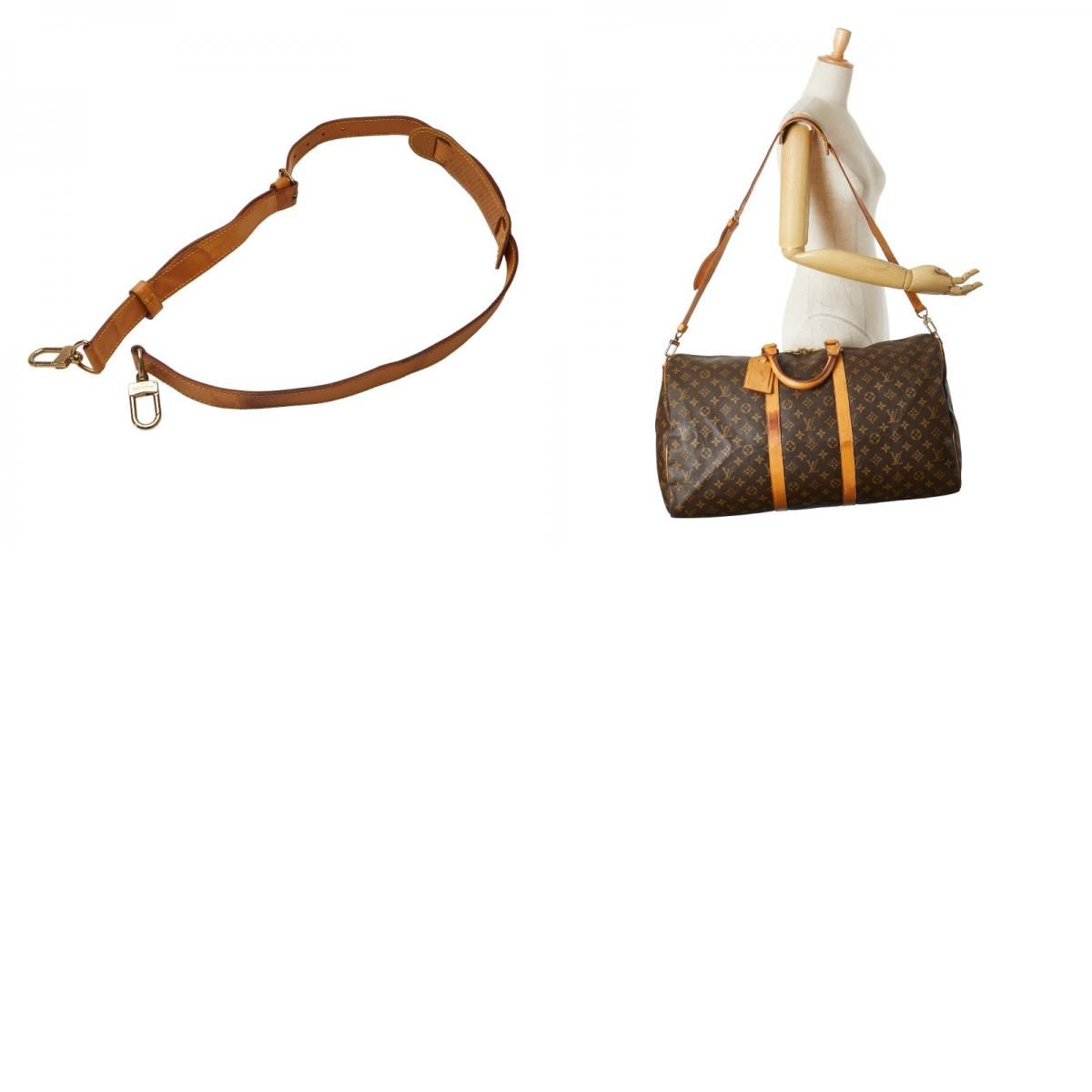 Louis Vuitton Monogram Keepall Bandoliere 55 Boston Bag Shoulder Bag 2WAY