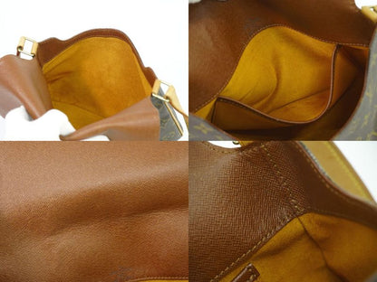 Authentic Louis Vuitton LV Musette Tango Short Monogram Shoulder Bag Brown