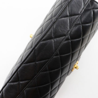 Chanel Double Face Matelasse Lambskin Black Ladies Handbag