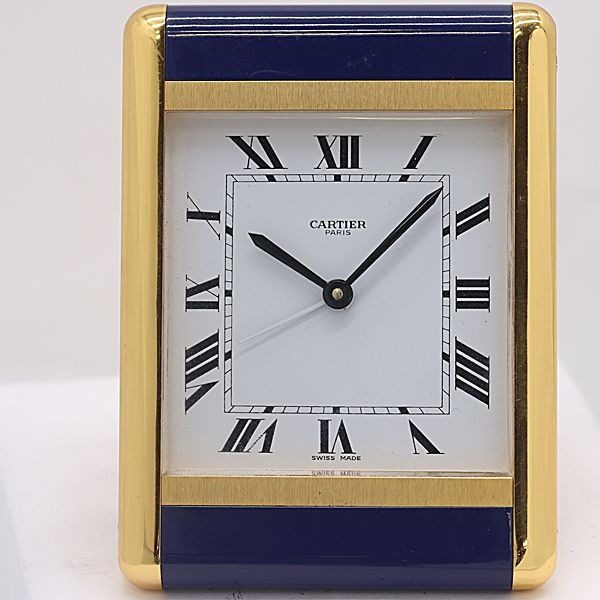 Cartier Quartz White Dial Table Clock Kri