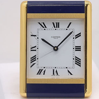 Cartier Quartz White Dial Table Clock Kri