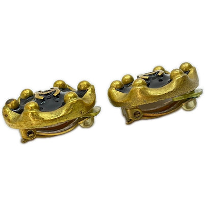 Chanel CC Logo Earrings 94 P Discolor — view 5