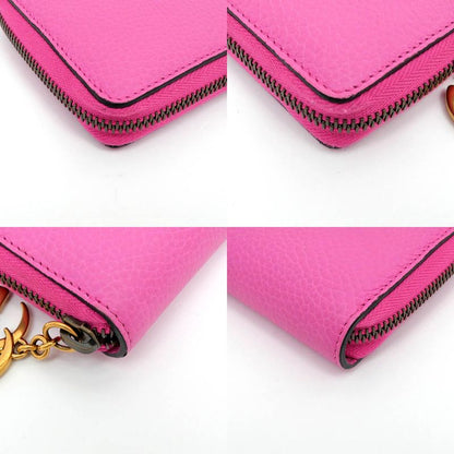 Gucci GG marmont Zip Around 409392 1147 Pink Long Wallet
