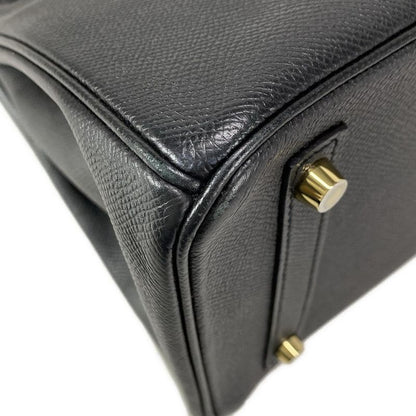 Hermes Handbag Birkin 30 Black Gold Hardware