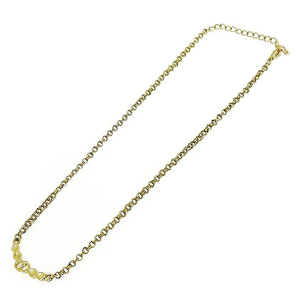 Christian Dior GP Rhinestone CD Logo Necklace Women 372433 Necklace