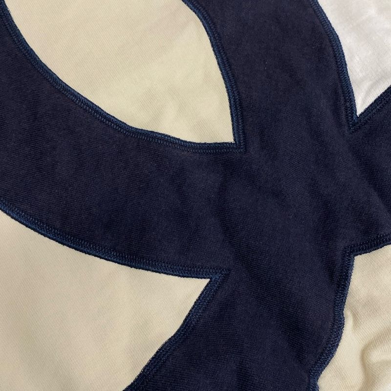 Chanel Trainers Size 34 S Women's P58239 White X Dark Navy X Beige Coco Mark /