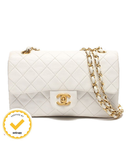 Chanel Chain Shoulder Bag Crossbody Gold Quilted Double Flap