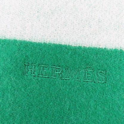 Hermes Workman Female Cashmeremuffler Steady Go Mint/ Bicolor Scarf — view 8