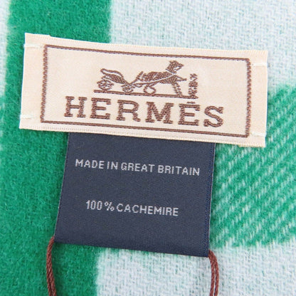 Hermes Workman Female Cashmeremuffler Steady Go Mint/ Bicolor Scarf — view 9