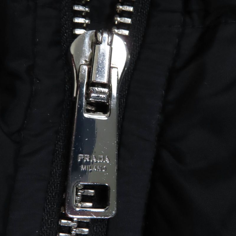 Prada 2020 29y510 With Triangle Logo Plate And Collar Lamb Fur Short Length