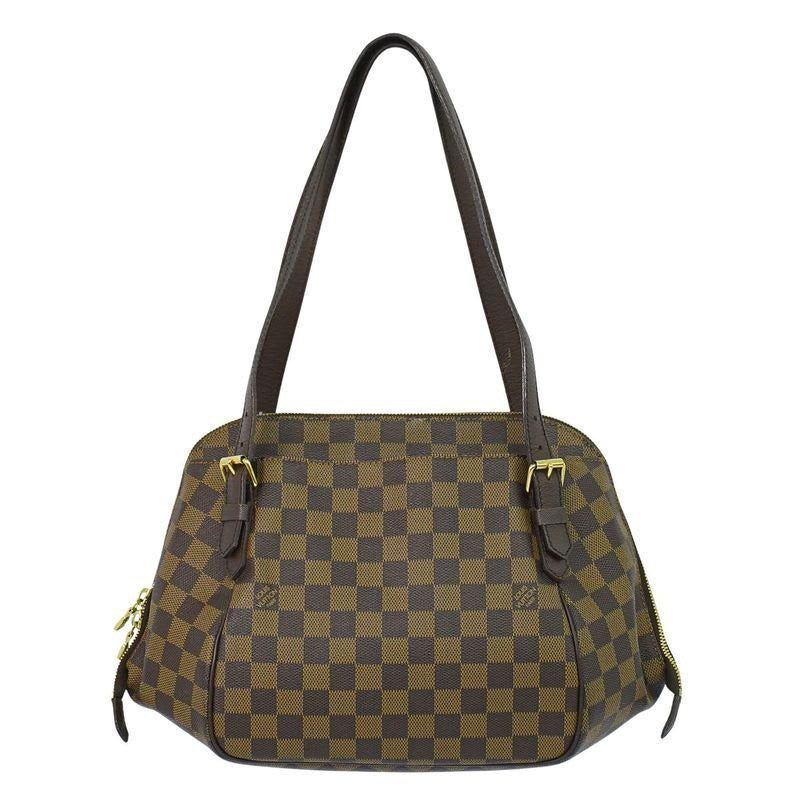Louis Vuitton Belem MM Damier Ebene Handbag Brown Bag