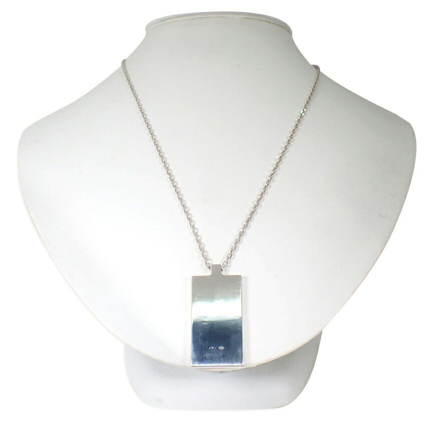 Gucci 925 Logo Plate Necklace
