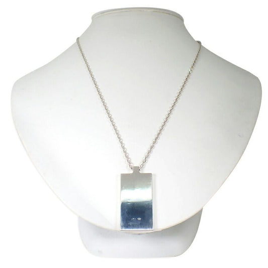 Gucci 925 Logo Plate Necklace