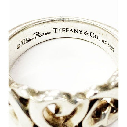 Tiffany & Co Triple Loving Heart Ring No 12 Silver Pinky — view 5