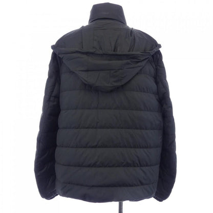 Prada Triangle Logo Midi Amweight Polyester Down Jacket — view 2