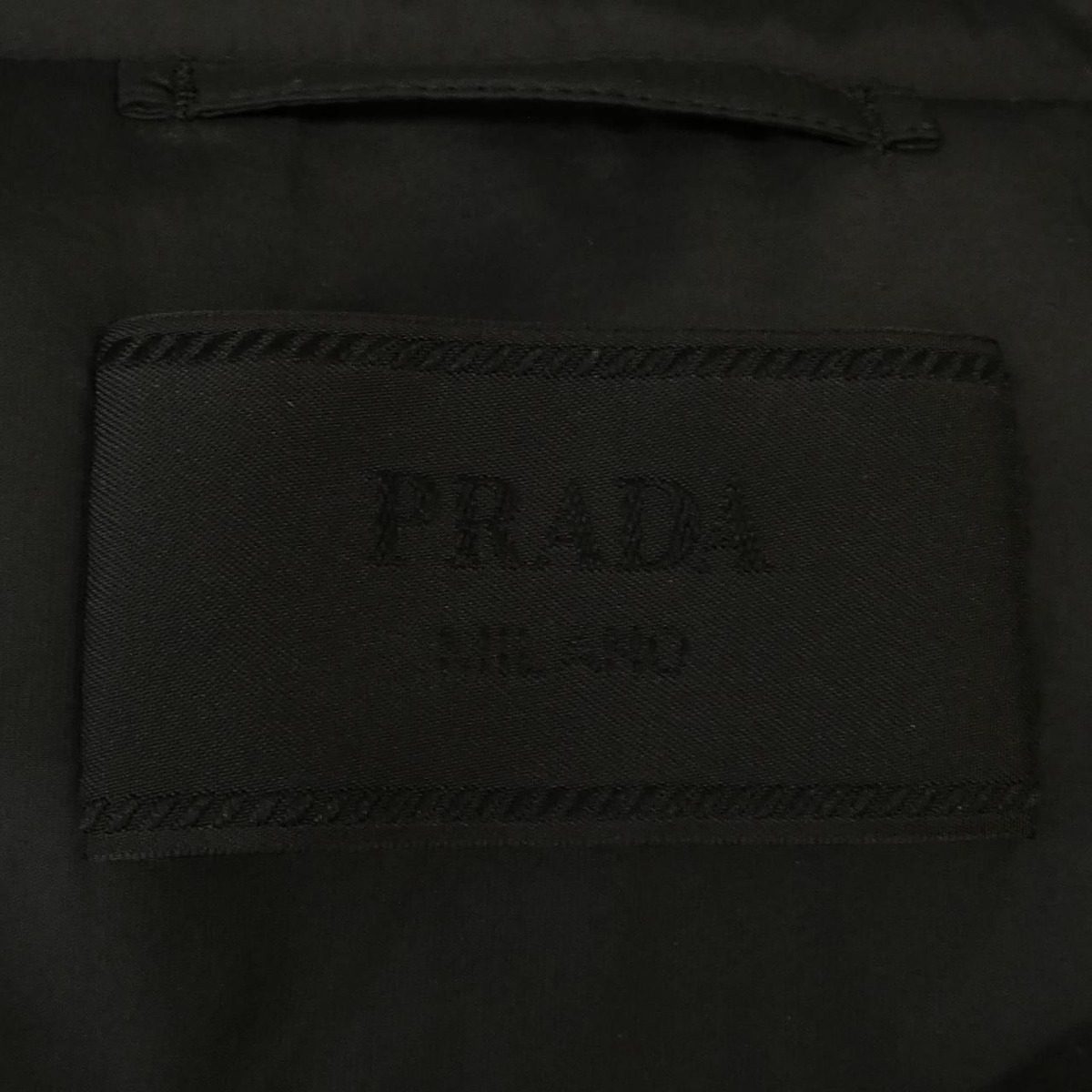 Prada Triangle Logo Midi Amweight Polyester Down Jacket — view 4
