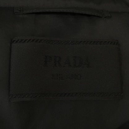 Prada Triangle Logo Midi Amweight Polyester Down Jacket — view 4