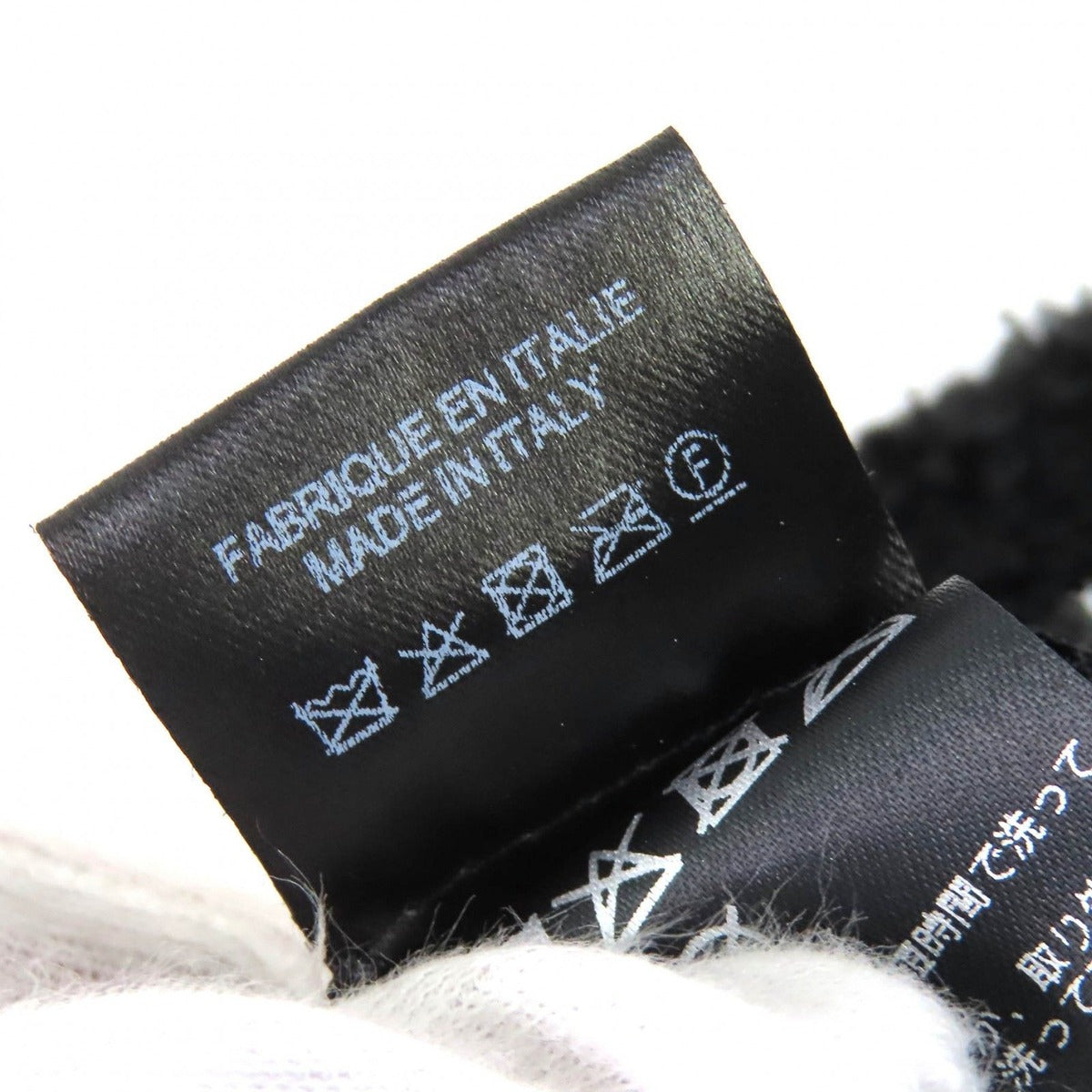 Chanel CC Logo All Over Pattern Pile Bucket Hat Black — view 8