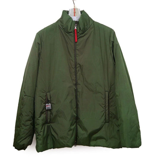 Prada Nylon Jacket Sgv 293 Khaki Green Cotton Coat