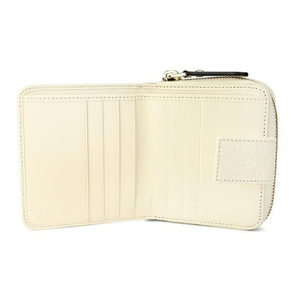 Gucci Bifold Wallet [outlet] Micro Gucci Striped Ivory