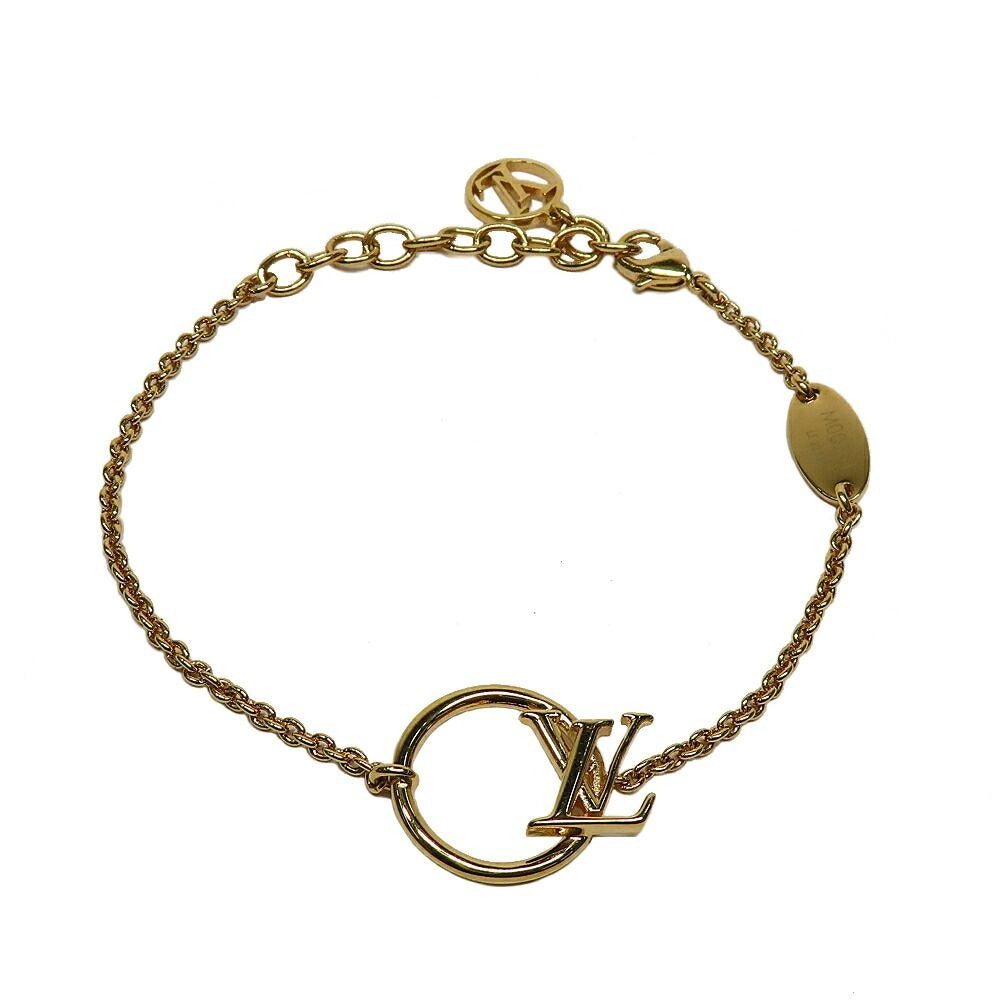 Louis Vuitton LV Eclipse Bracelet Round Circle Gold