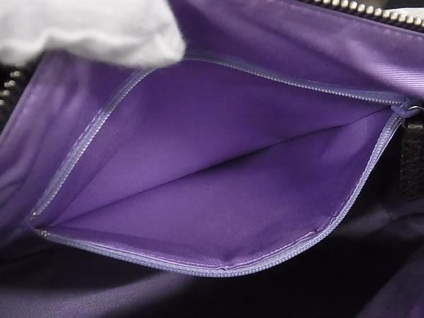 Bvlgari Canvas And Leather Handbag Mini Boston Women Beige And Brown Av7598