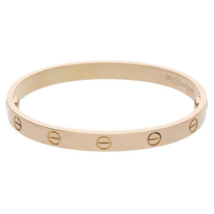 Cartier LOVE Bracelet Love Bracelet New Shape 18K Pink Goldbracelet Men's 17