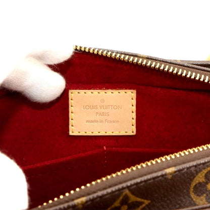 Louis Vuitton Monogram Vivacite MM Shoulder Bag Brown M51164 Gold Hardware