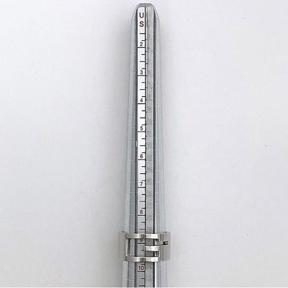 Gucci G Cut Ring Silver 09840 8106