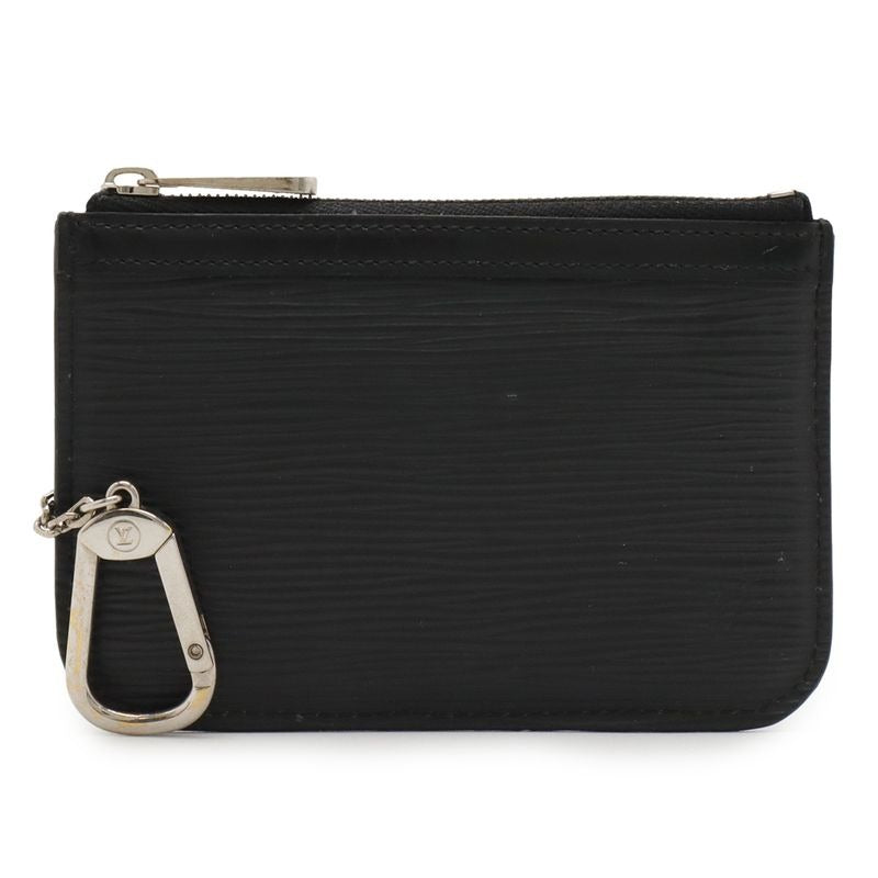 Louis Vuitton Epi Pochette Cles NM Coin Case Purse Noir Black