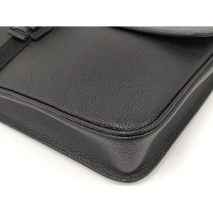 Gucci Business Case Clutch Bag Leather Black — view 4